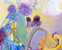 September Sun 60 x 60 cm oil on canvas