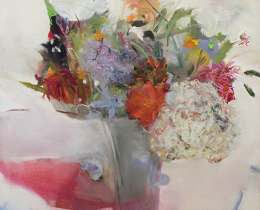 A Bucketful of Summer II 61 x 61 cm oil on canvas SOLD