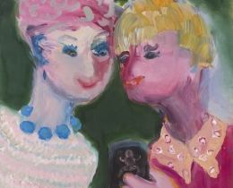 InstaGrannies 5, 84 x 59cm, oil on canvas