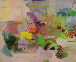 Landscape Study 1, oil on paper SOLD