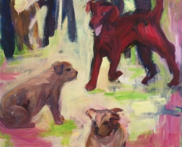 Come Play with Me, 102 x 127 cm oil on canvas